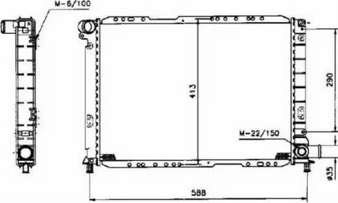 NRF 58858 - Radiators, Motora dzesēšanas sistēma ps1.lv