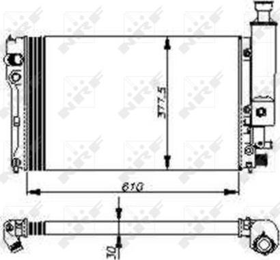 NRF 58805 - Radiators, Motora dzesēšanas sistēma ps1.lv