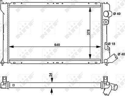 NRF 58813 - Radiators, Motora dzesēšanas sistēma ps1.lv