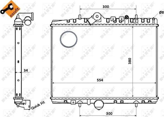 NRF 58351 - Radiators, Motora dzesēšanas sistēma ps1.lv