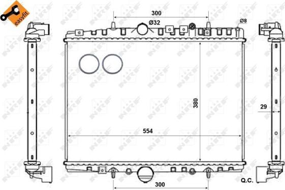 NRF 58303 - Radiators, Motora dzesēšanas sistēma ps1.lv