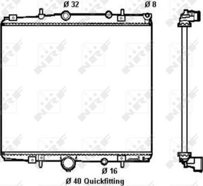 NRF 58313 - Radiators, Motora dzesēšanas sistēma ps1.lv