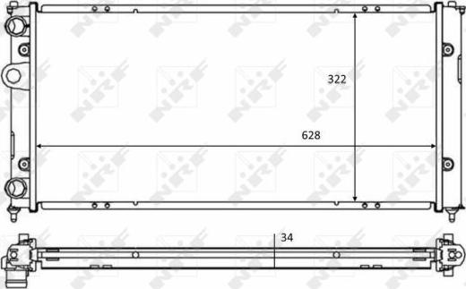 NRF 58386 - Radiators, Motora dzesēšanas sistēma ps1.lv