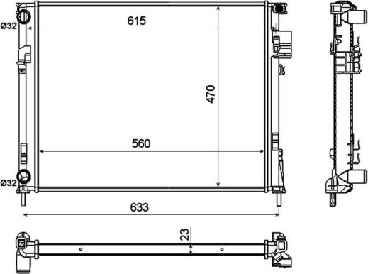 NRF 58333 - Radiators, Motora dzesēšanas sistēma ps1.lv