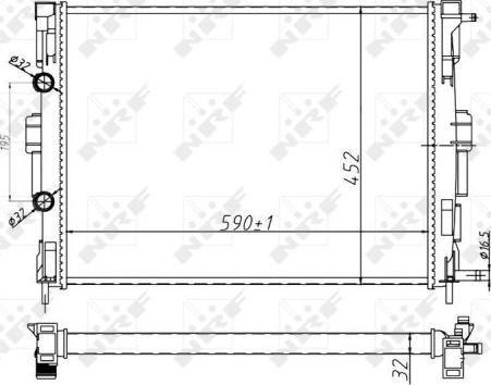 NRF 58329A - Radiators, Motora dzesēšanas sistēma ps1.lv