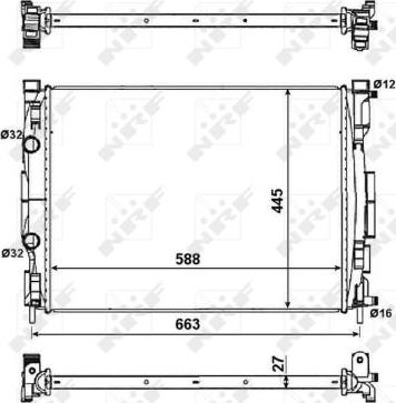 NRF 58329 - Radiators, Motora dzesēšanas sistēma ps1.lv