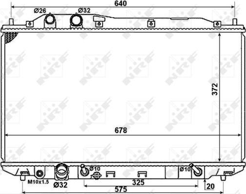 NRF 58379 - Radiators, Motora dzesēšanas sistēma ps1.lv