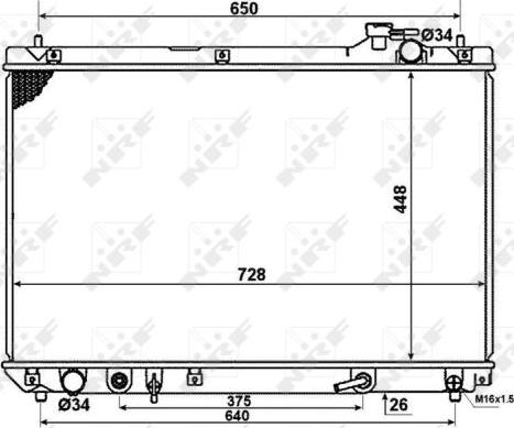 NRF 58378 - Radiators, Motora dzesēšanas sistēma ps1.lv