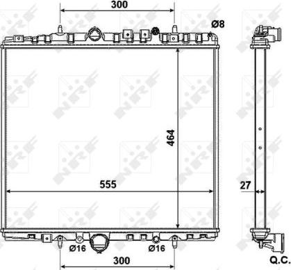 NRF 58373 - Radiators, Motora dzesēšanas sistēma ps1.lv