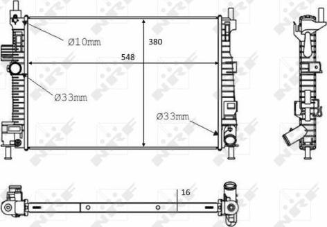 NRF 58289 - Radiators, Motora dzesēšanas sistēma ps1.lv