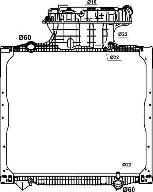 NRF 58279 - Radiators, Motora dzesēšanas sistēma ps1.lv