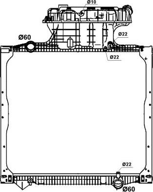 NRF 58278 - Radiators, Motora dzesēšanas sistēma ps1.lv