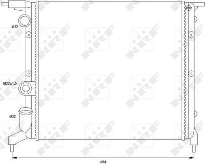 NRF 58785 - Radiators, Motora dzesēšanas sistēma ps1.lv