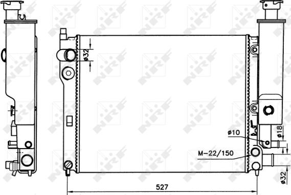 NRF 58776 - Radiators, Motora dzesēšanas sistēma ps1.lv