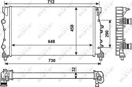 NRF 53990 - Radiators, Motora dzesēšanas sistēma ps1.lv