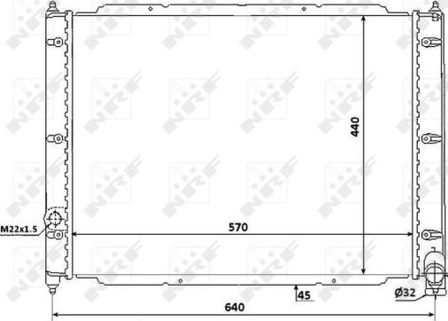 NRF 53944 - Radiators, Motora dzesēšanas sistēma ps1.lv