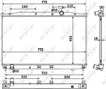 NRF 53942 - Radiators, Motora dzesēšanas sistēma ps1.lv