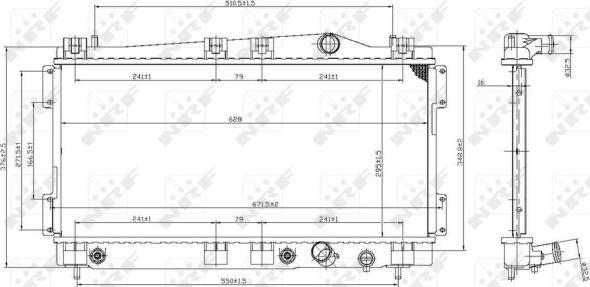 NRF 53955 - Radiators, Motora dzesēšanas sistēma ps1.lv