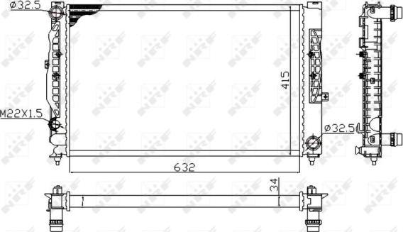 NRF 539504A - Radiators, Motora dzesēšanas sistēma ps1.lv