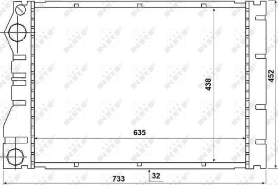 NRF 53975 - Radiators, Motora dzesēšanas sistēma ps1.lv