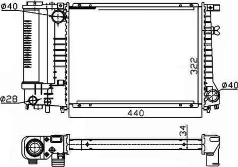 NRF 53426A - Radiators, Motora dzesēšanas sistēma ps1.lv