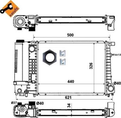 NRF 53426 - Radiators, Motora dzesēšanas sistēma ps1.lv