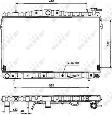 NRF 53505 - Radiators, Motora dzesēšanas sistēma ps1.lv