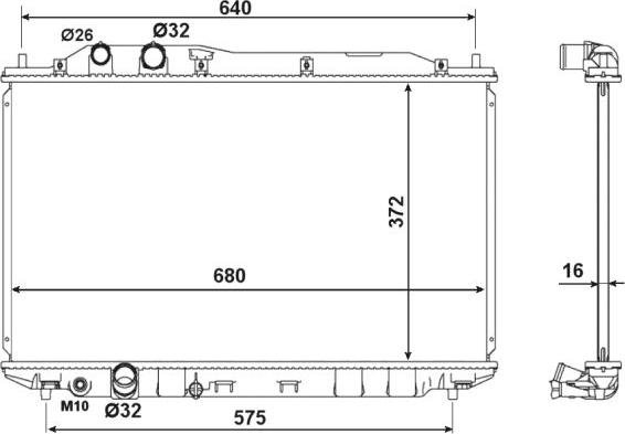 NRF 53534 - Radiators, Motora dzesēšanas sistēma ps1.lv