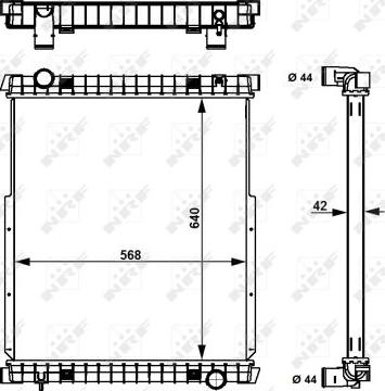 NRF 53538 - Radiators, Motora dzesēšanas sistēma ps1.lv