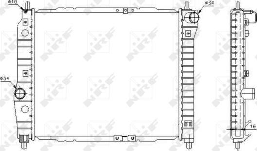 NRF  53637 - Radiators, Motora dzesēšanas sistēma ps1.lv