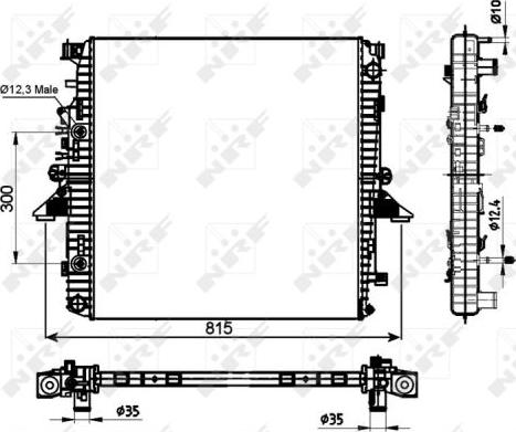 NRF 53097 - Radiators, Motora dzesēšanas sistēma ps1.lv