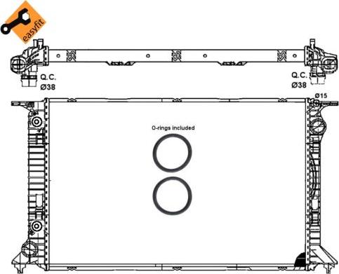 NRF 53065 - Radiators, Motora dzesēšanas sistēma ps1.lv