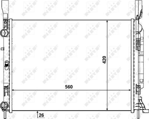 NRF 53004 - Radiators, Motora dzesēšanas sistēma ps1.lv