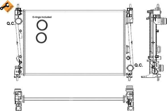 NRF 53017 - Radiators, Motora dzesēšanas sistēma ps1.lv