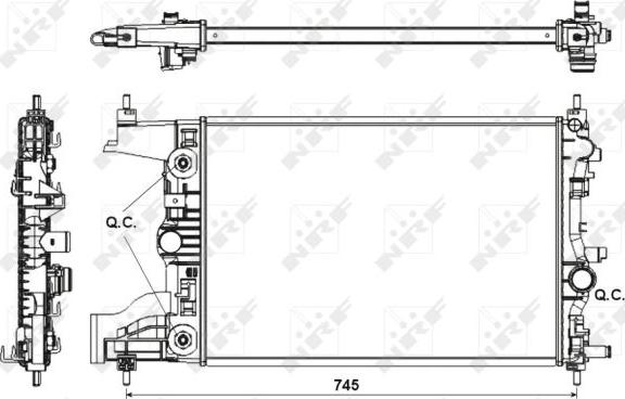 NRF 53153 - Radiators, Motora dzesēšanas sistēma ps1.lv