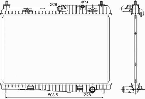 NRF 53152 - Radiators, Motora dzesēšanas sistēma ps1.lv