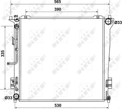 NRF 53163 - Radiators, Motora dzesēšanas sistēma ps1.lv