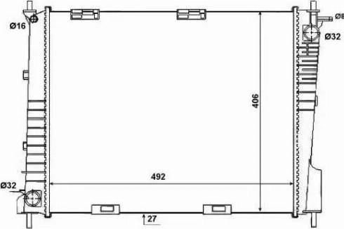 NRF 53135 - Radiators, Motora dzesēšanas sistēma ps1.lv