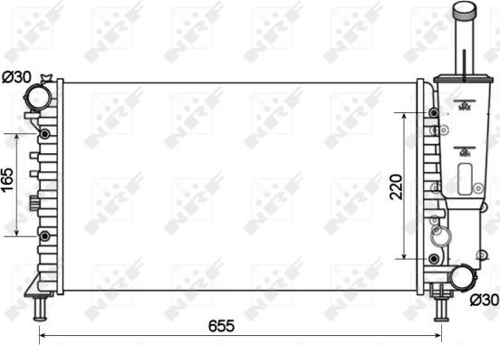 NRF 53124 - Radiators, Motora dzesēšanas sistēma ps1.lv