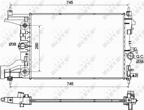 NRF 53122 - Radiators, Motora dzesēšanas sistēma ps1.lv