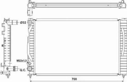 NRF 53175 - Radiators, Motora dzesēšanas sistēma ps1.lv