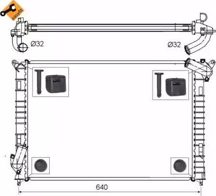 NRF 53808 - Radiators, Motora dzesēšanas sistēma ps1.lv