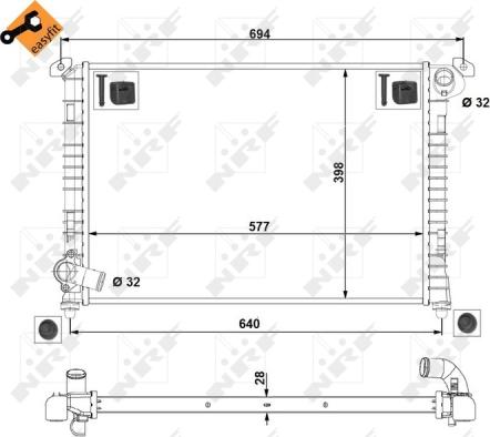 NRF 53807 - Radiators, Motora dzesēšanas sistēma ps1.lv