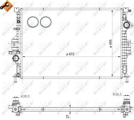 NRF 53811 - Radiators, Motora dzesēšanas sistēma ps1.lv