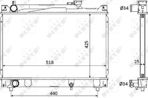 NRF 53882 - Radiators, Motora dzesēšanas sistēma ps1.lv