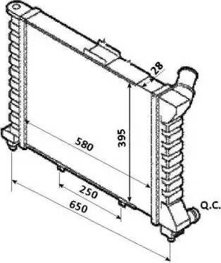 NRF 53827 - Radiators, Motora dzesēšanas sistēma ps1.lv