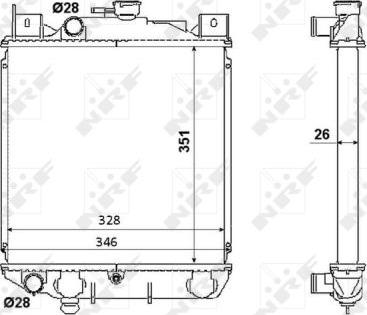 NRF 53350 - Radiators, Motora dzesēšanas sistēma ps1.lv