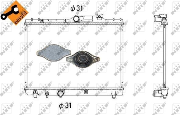 NRF 53339 - Radiators, Motora dzesēšanas sistēma ps1.lv