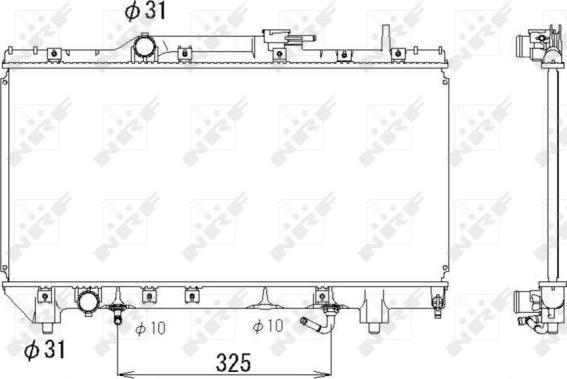 NRF 53336 - Radiators, Motora dzesēšanas sistēma ps1.lv