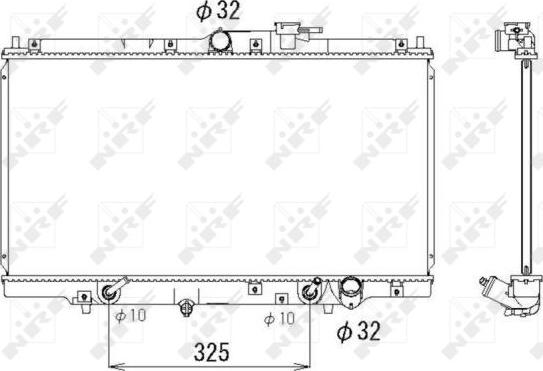 NRF 53328 - Radiators, Motora dzesēšanas sistēma ps1.lv